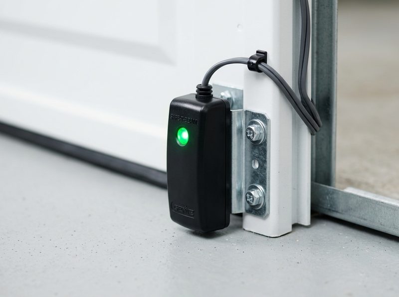 Garage door sensor repair